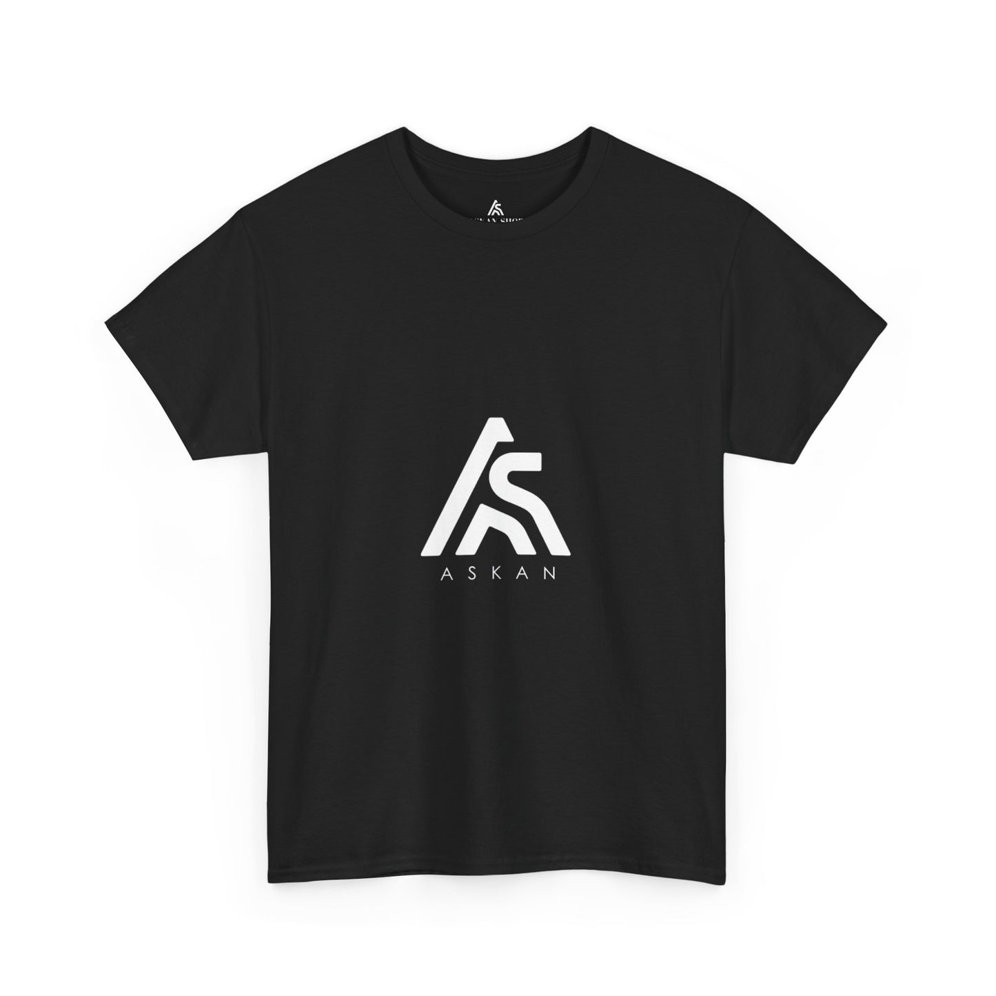 Unisex Heavy Cotton Tee with ASLAN Logo - Trendy Casual Wear