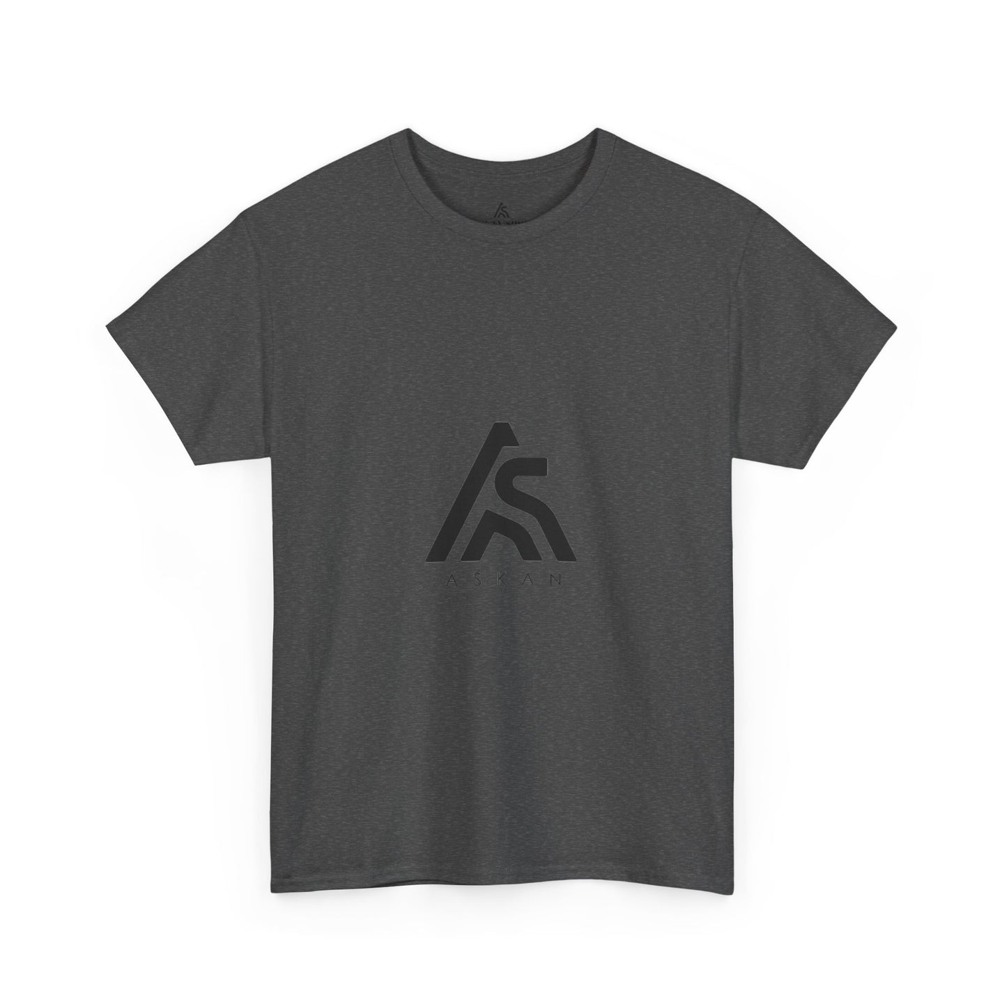 Unisex Heavy Cotton Tee with ASLAN Logo - Trendy Casual Wear