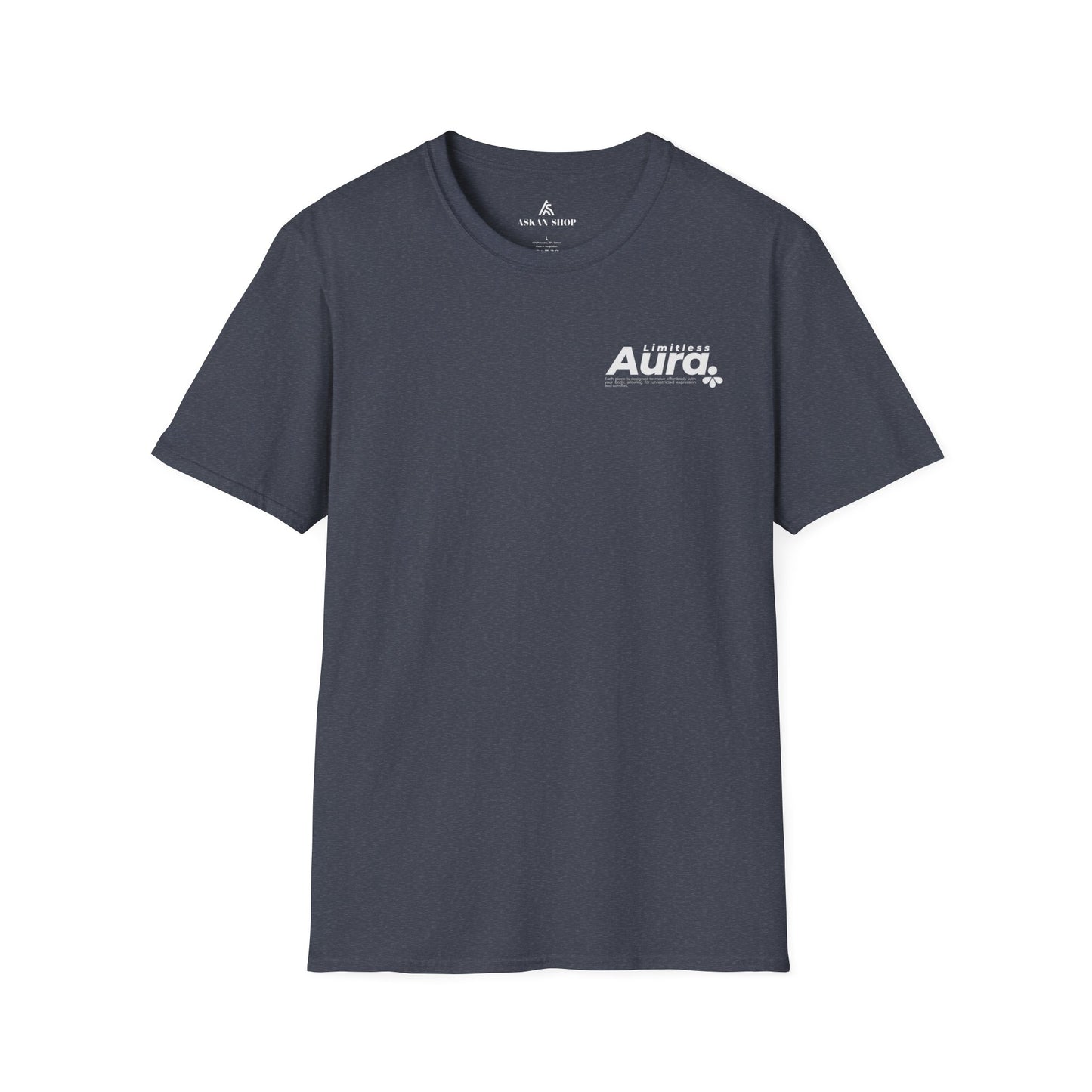 Aura Unisex Softstyle T-Shirt, Casual Graphic Tee, Everyday Wear, Streetwear,