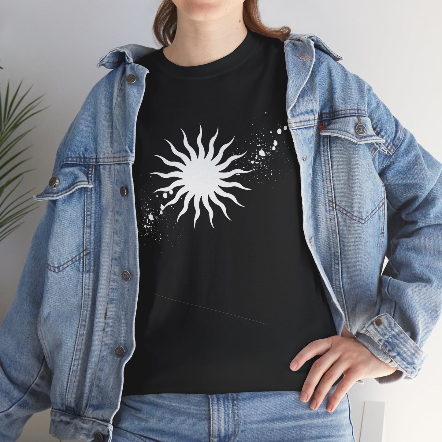 Unisex Apparel Bohemian Sun Tee, Cozy Cotton Shirt , Everyday Wear,