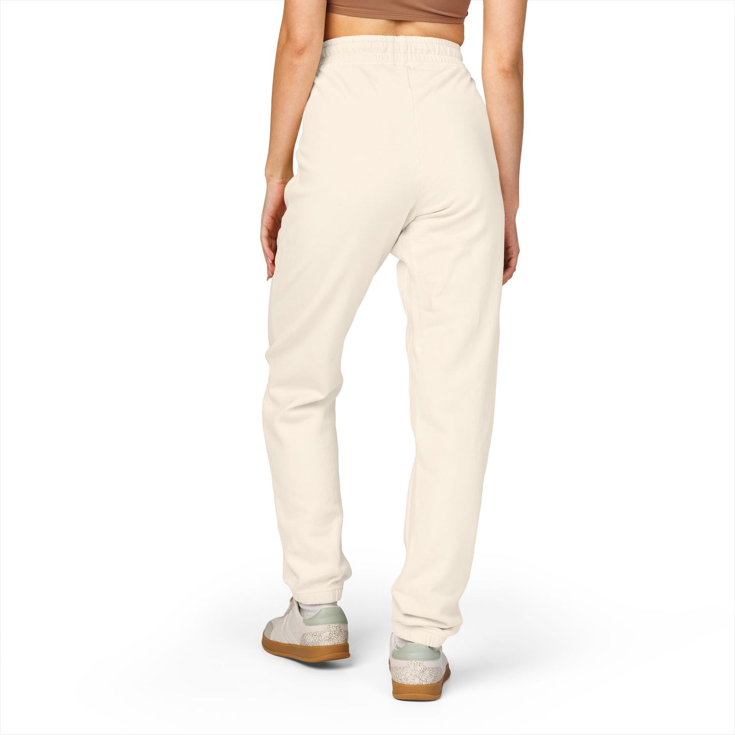 Cozy Unisex Garment-Dyed Fleece Sweatpants | Relaxation, Loungewear, Casual Outfits,