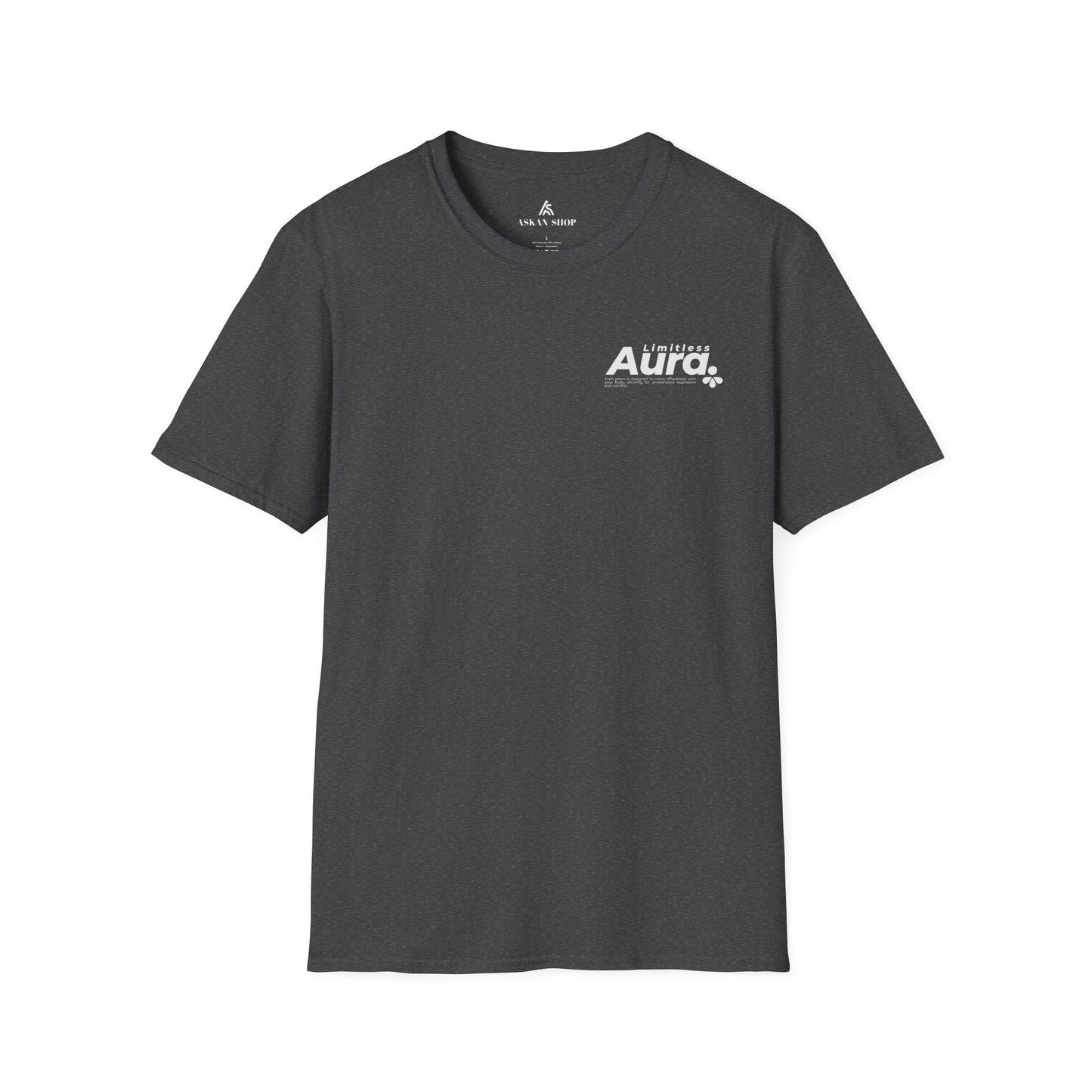 Aura Unisex Softstyle T-Shirt, Casual Graphic Tee, Everyday Wear, Streetwear,