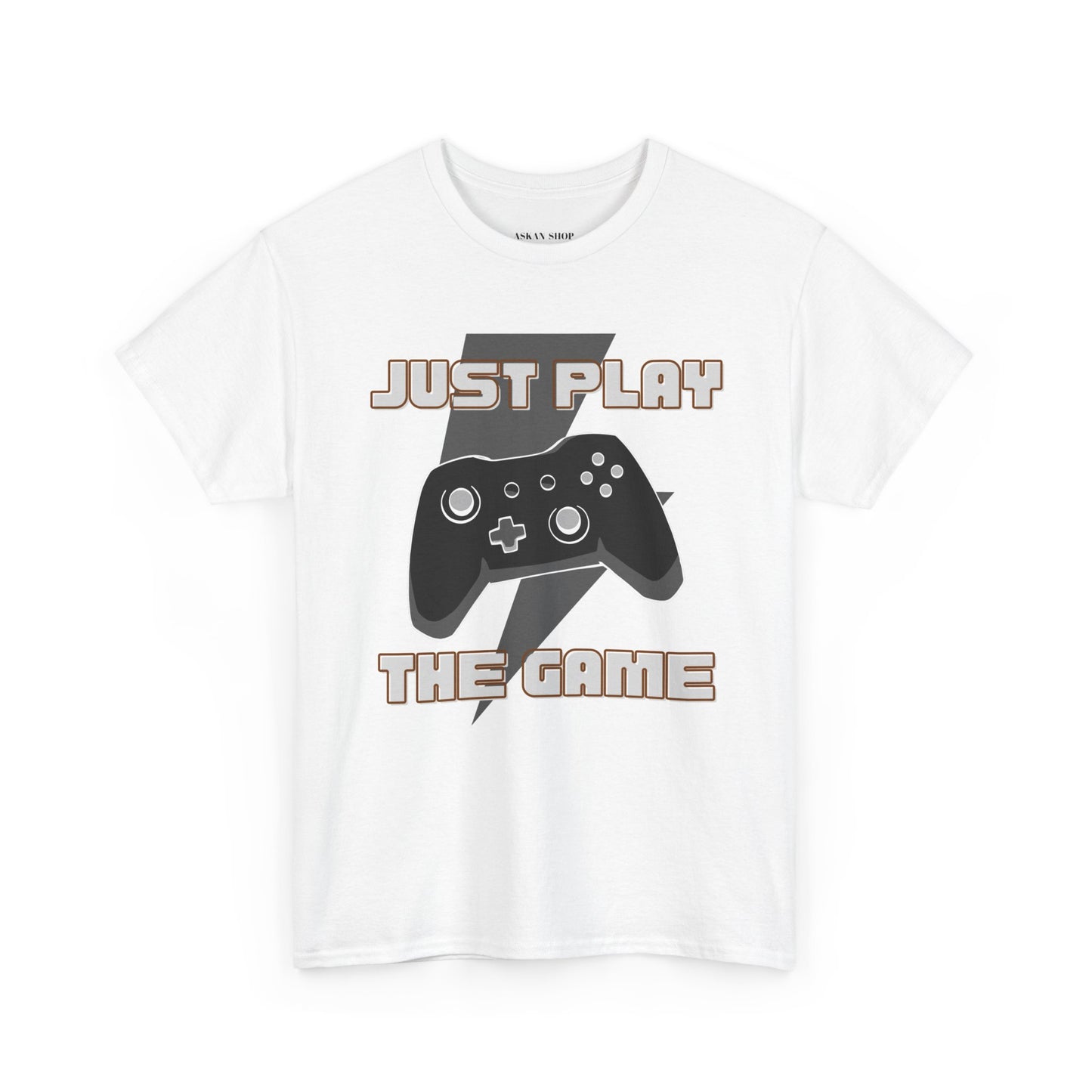 Unisex Gamer Tee: Just Play The Game, Video Game T-Shirt, Casual T-Shirt, el