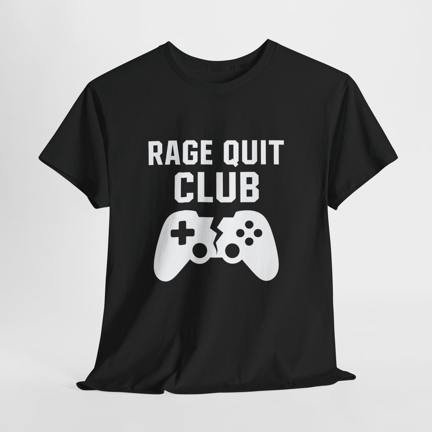 Unisex Gaming Humor T-Shirt - Rage Quit Club, Cotton T-Shirt, Gamer Gift, Funny T-Shirt