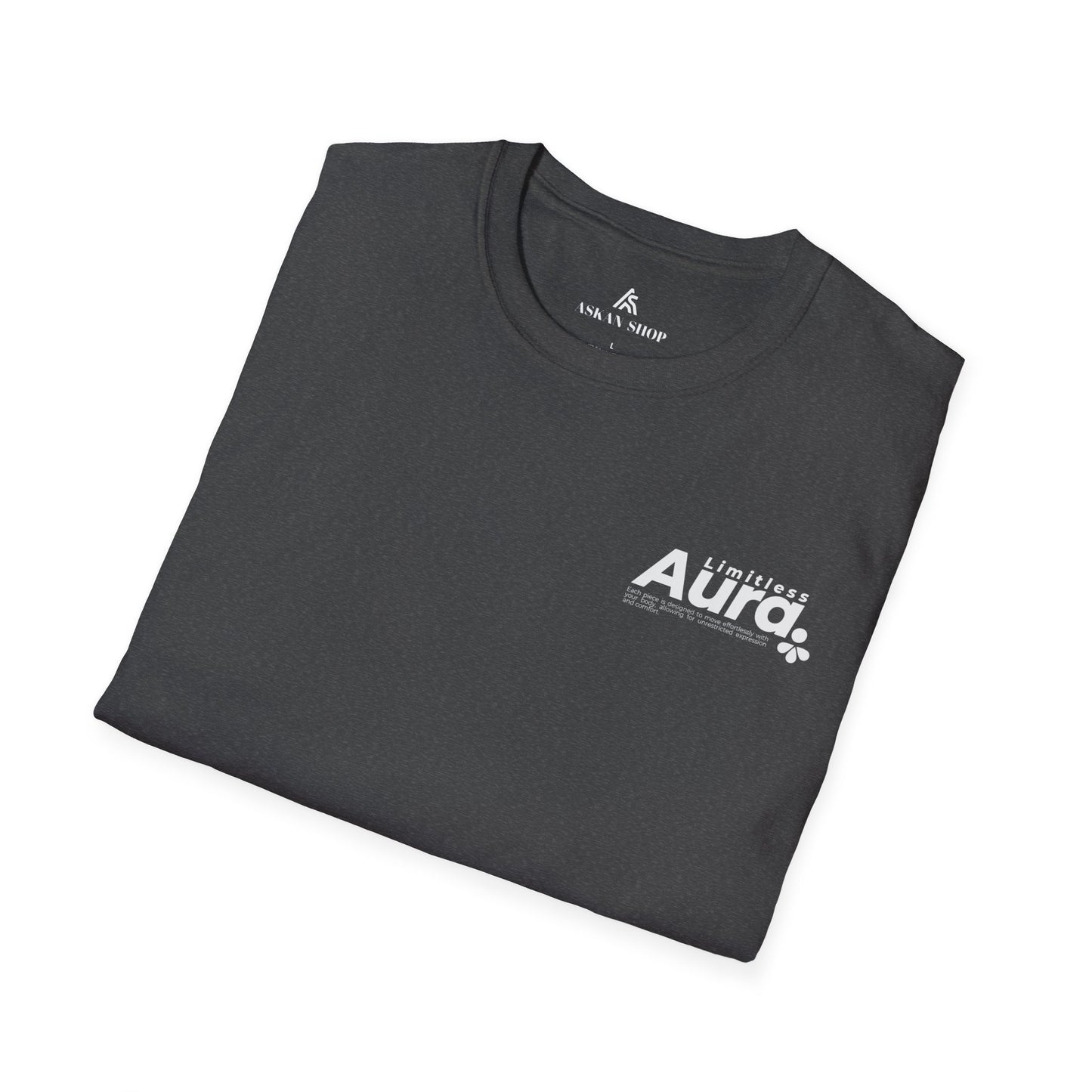 Aura Unisex Softstyle T-Shirt, Casual Graphic Tee, Everyday Wear, Streetwear,