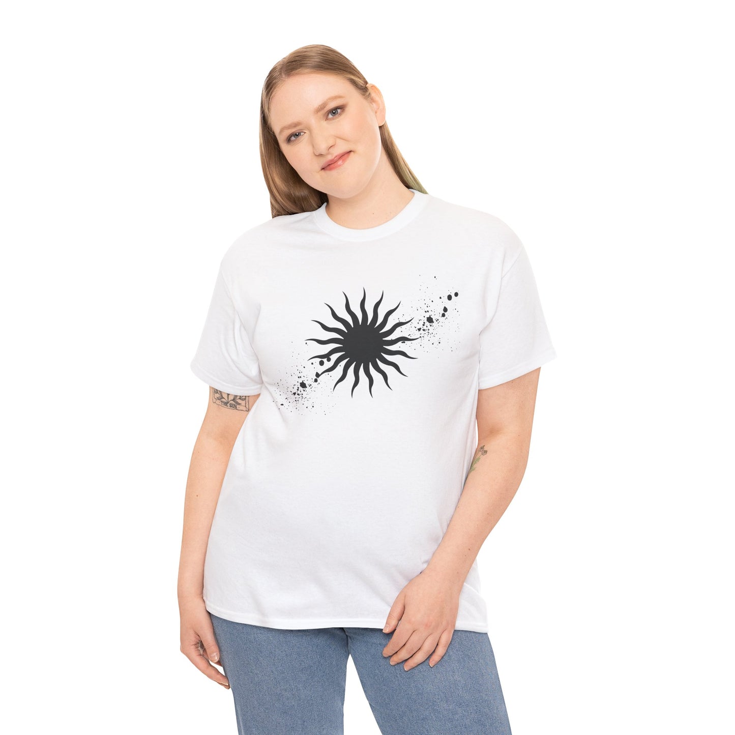 Unisex Apparel Bohemian Sun Tee, Cozy Cotton Shirt , Everyday Wear,