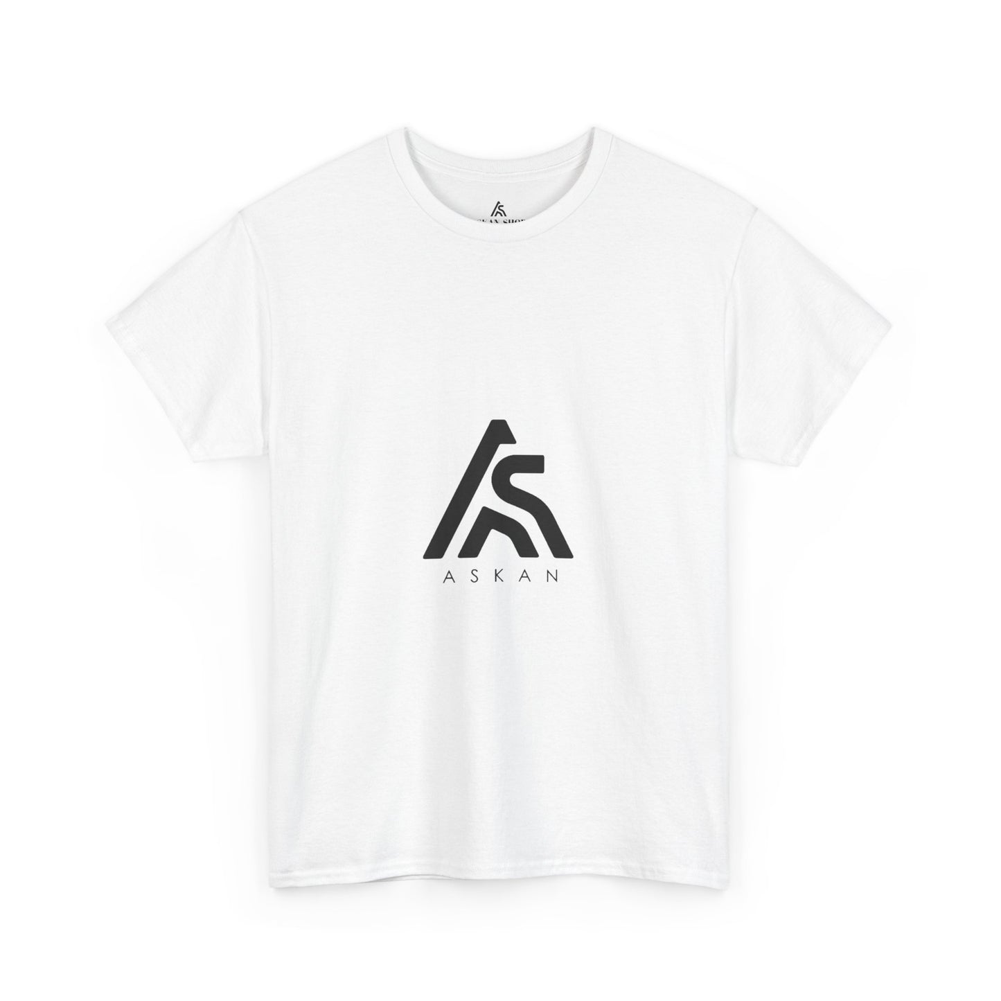 Unisex Heavy Cotton Tee with ASLAN Logo - Trendy Casual Wear