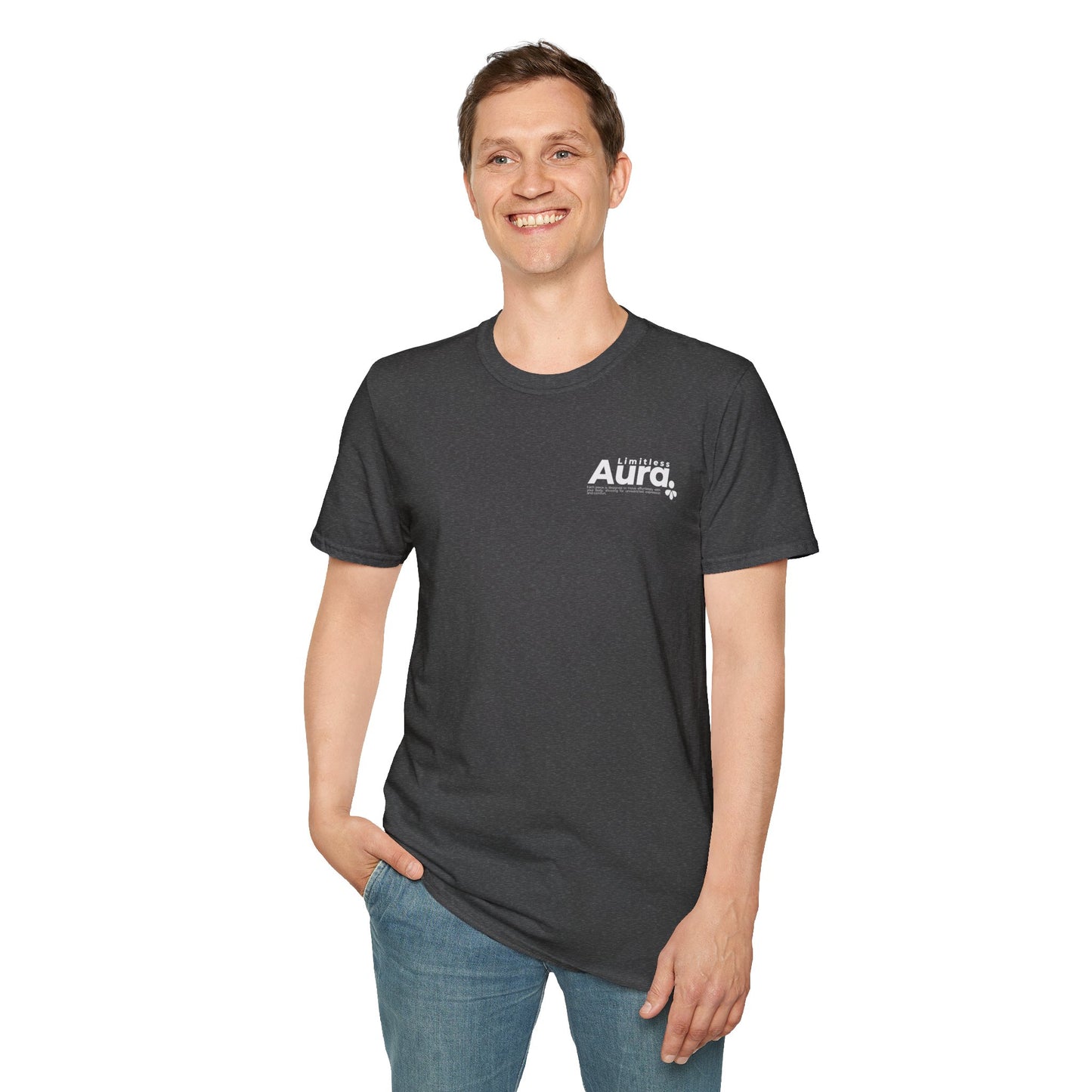 Aura Unisex Softstyle T-Shirt, Casual Graphic Tee, Everyday Wear, Streetwear,