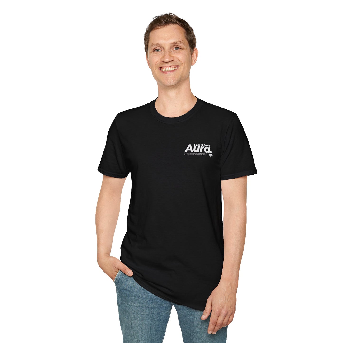 Aura Unisex Softstyle T-Shirt, Casual Graphic Tee, Everyday Wear, Streetwear,
