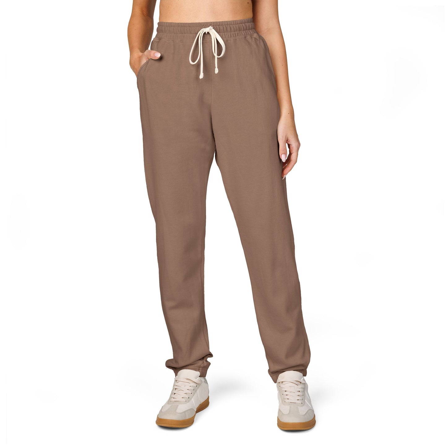 Cozy Unisex Garment-Dyed Fleece Sweatpants | Relaxation, Loungewear, Casual Outfits,