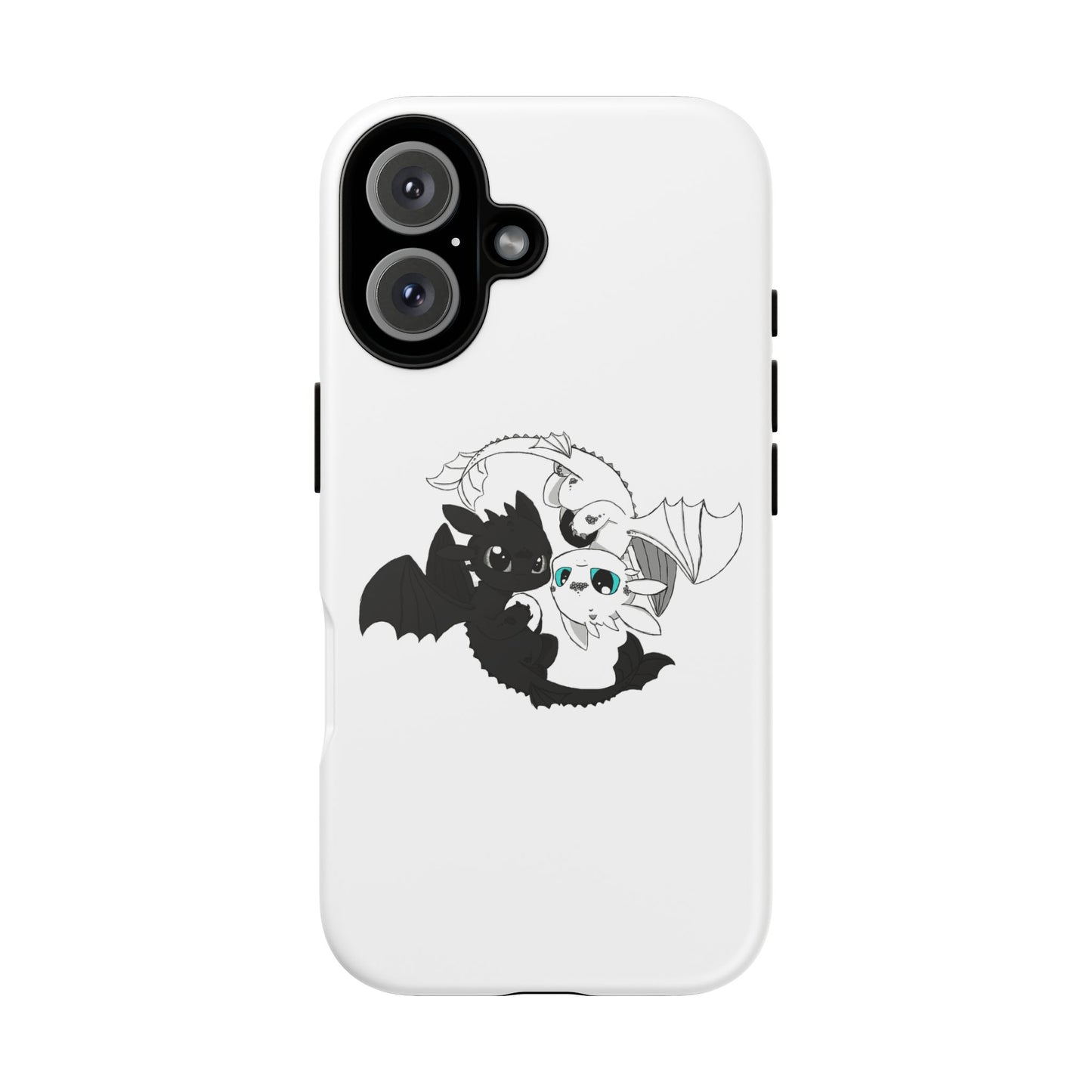 Cute Dragon Phone Case, Tough Phone Cover, How to train your dragon