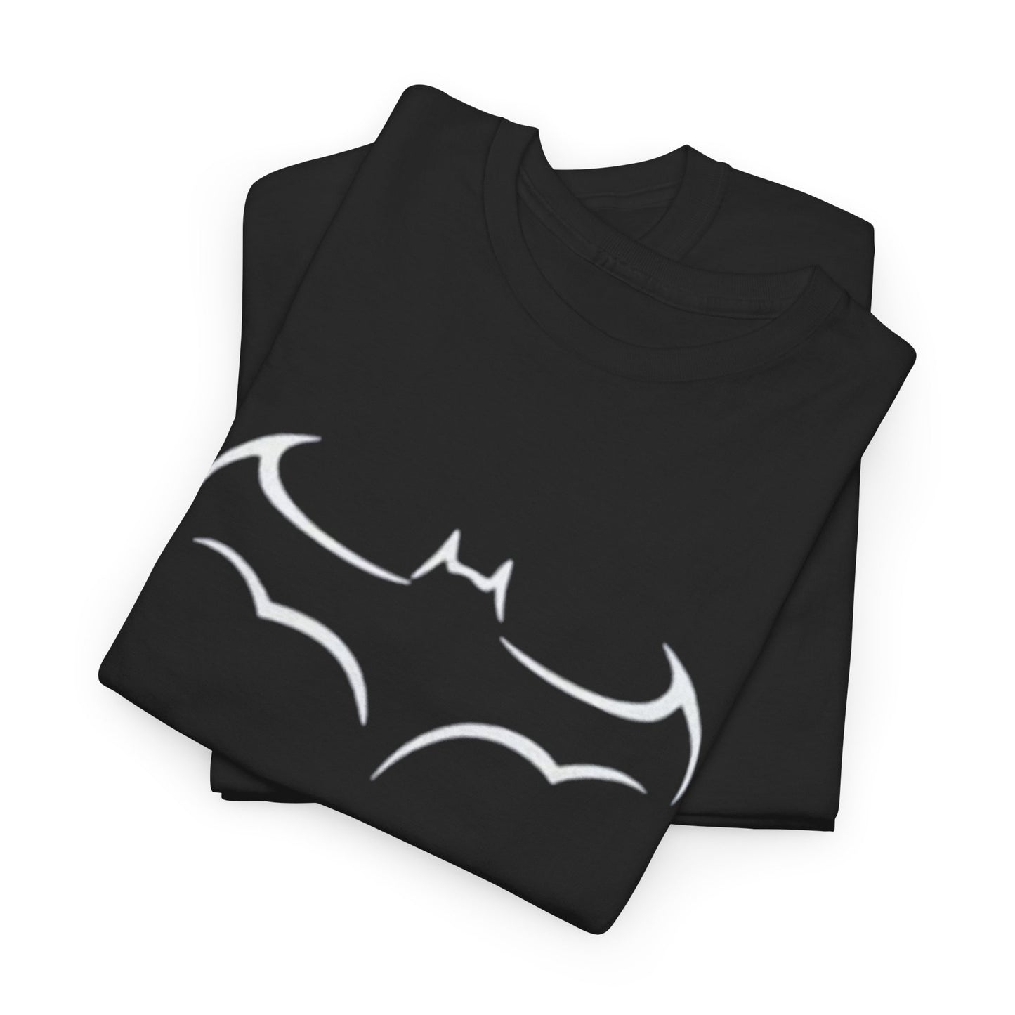 Batman Logo Unisex Heavy Cotton Tee, Graphic T-Shirt, Comic Book Apparel, Geeky Gift, Fan Merchandise, Casual Wear