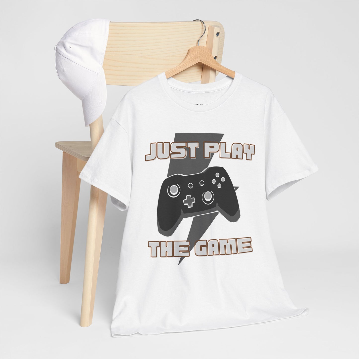 Unisex Gamer Tee: Just Play The Game, Video Game T-Shirt, Casual T-Shirt, el