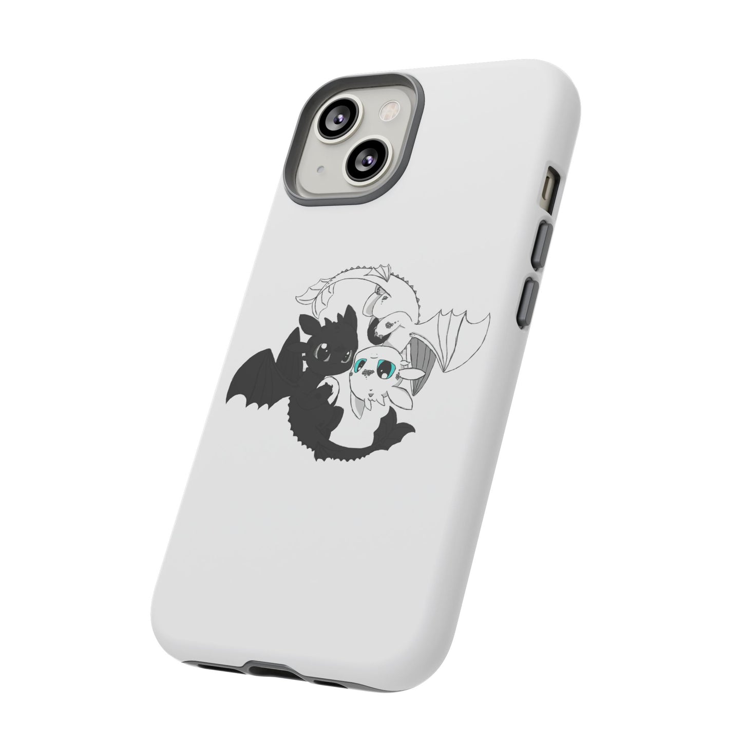 Cute Dragon Phone Case, Tough Phone Cover, How to train your dragon