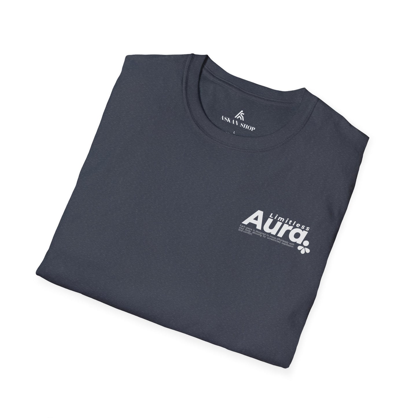 Aura Unisex Softstyle T-Shirt, Casual Graphic Tee, Everyday Wear, Streetwear,