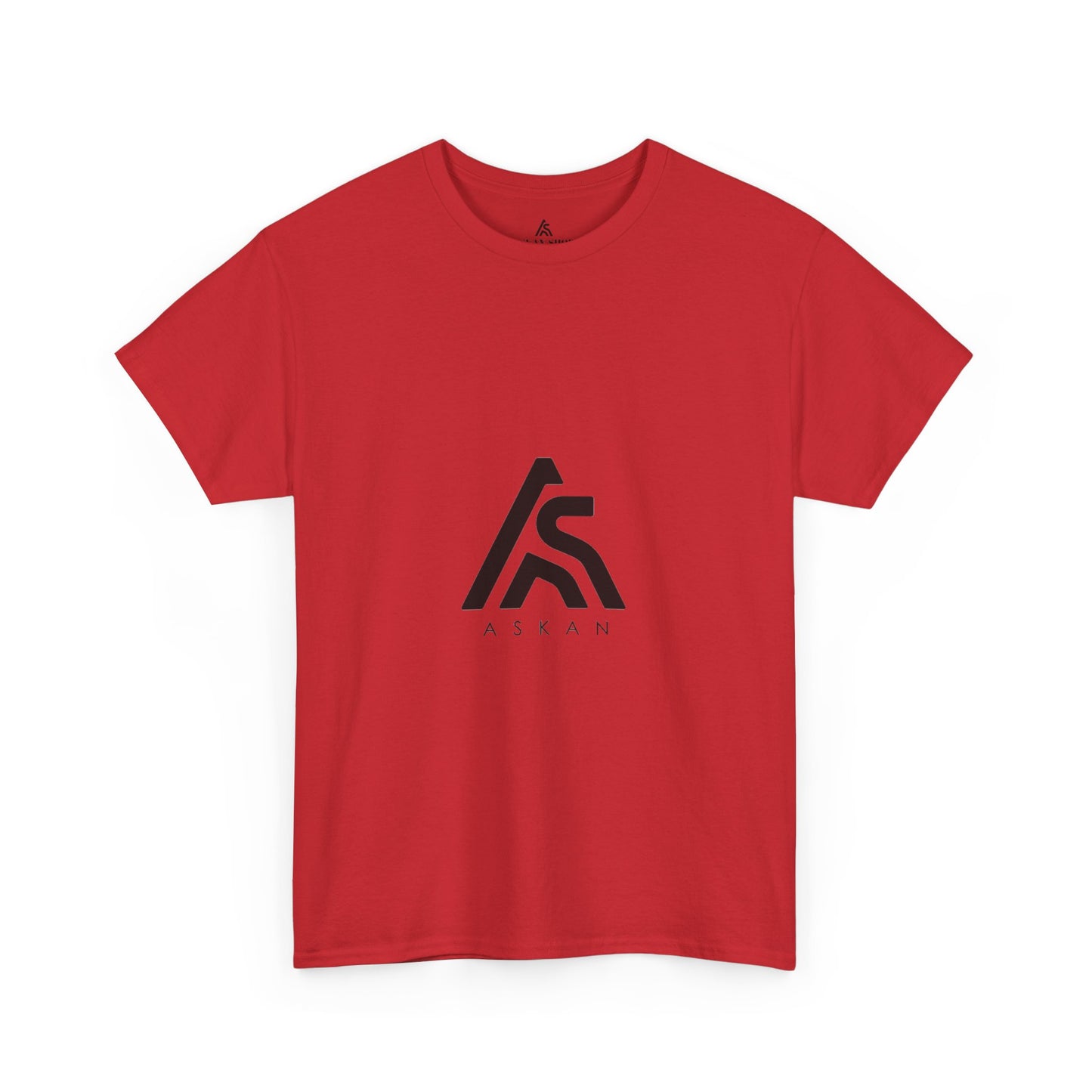 Unisex Heavy Cotton Tee with ASLAN Logo - Trendy Casual Wear