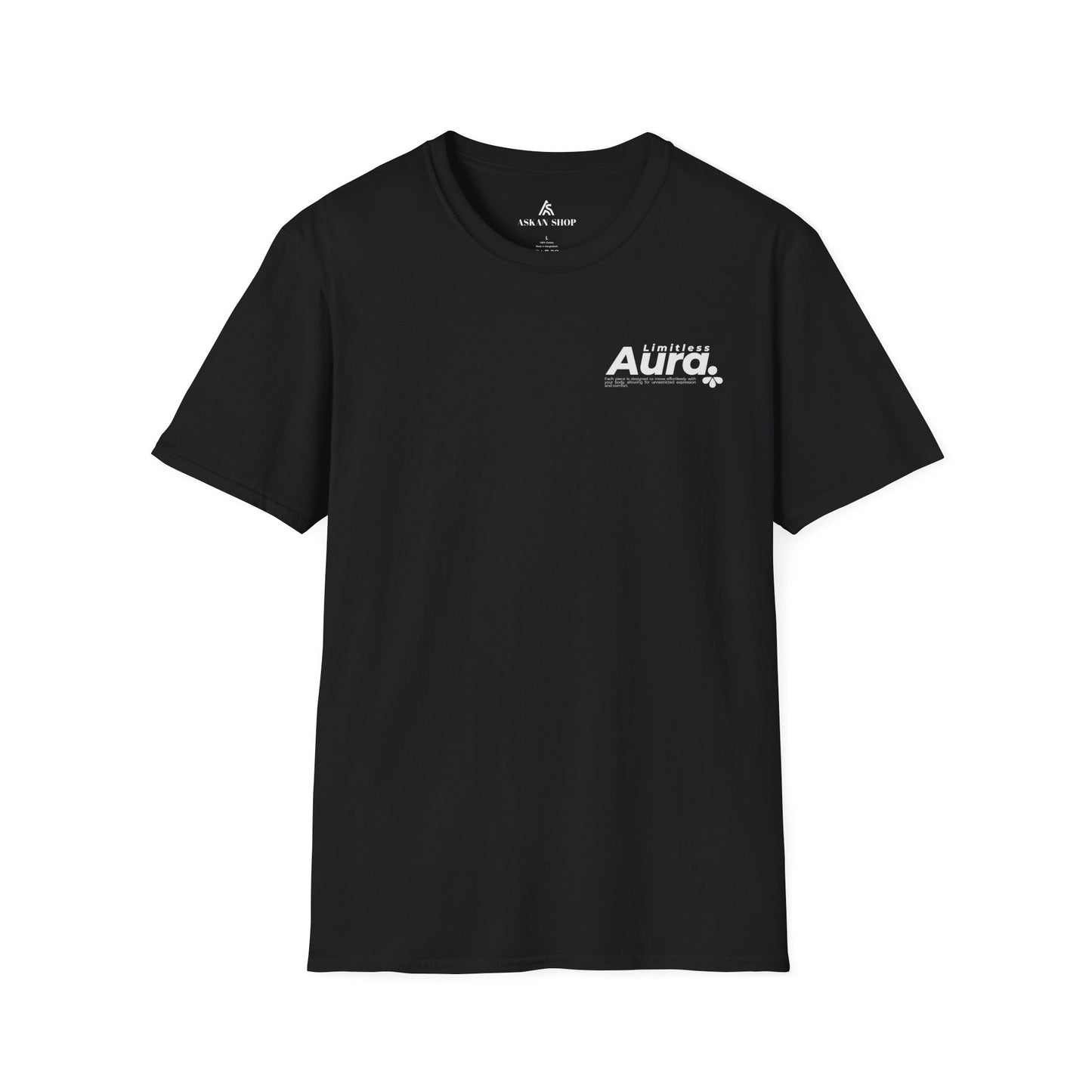 Aura Unisex Softstyle T-Shirt, Casual Graphic Tee, Everyday Wear, Streetwear,