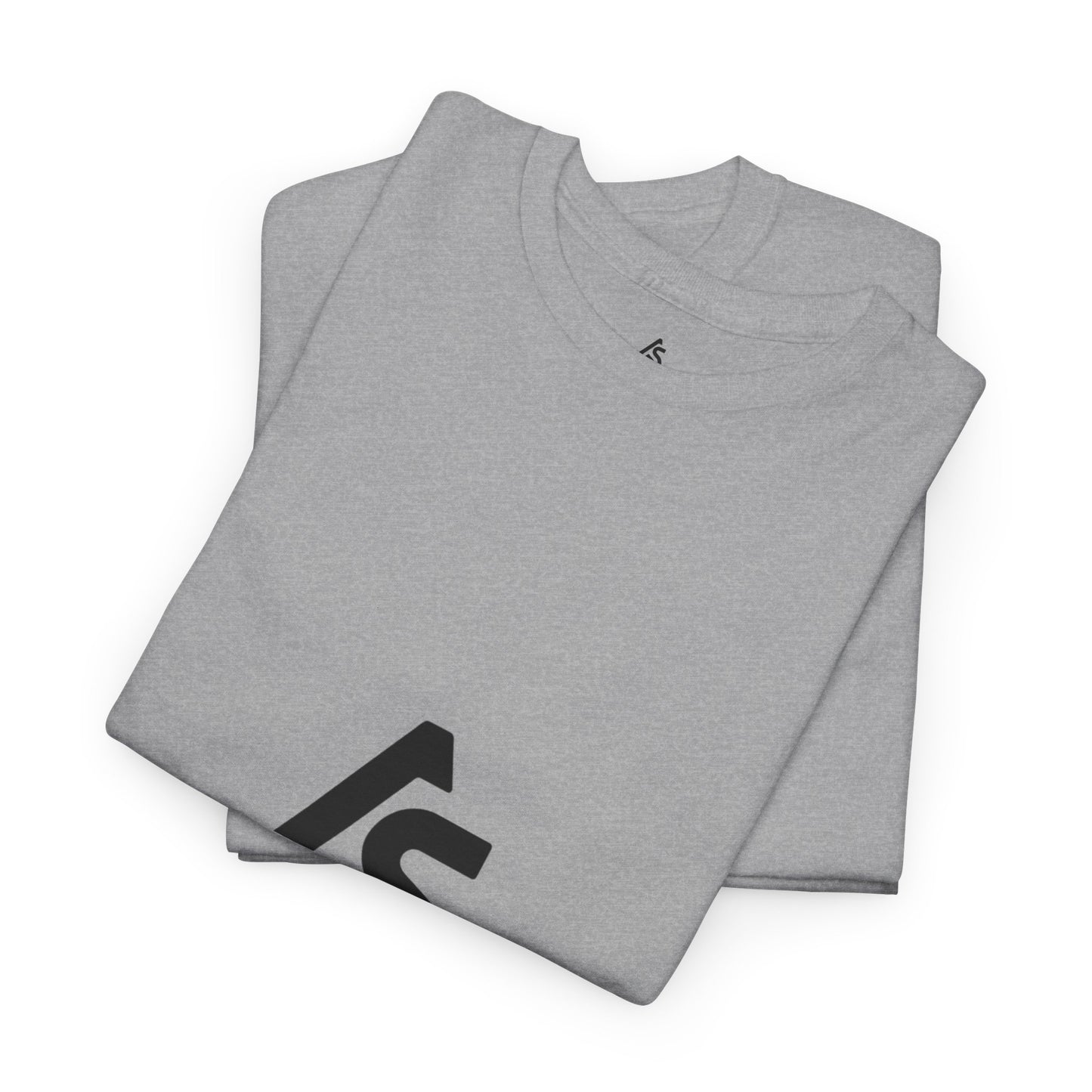 Unisex Heavy Cotton Tee with ASLAN Logo - Trendy Casual Wear