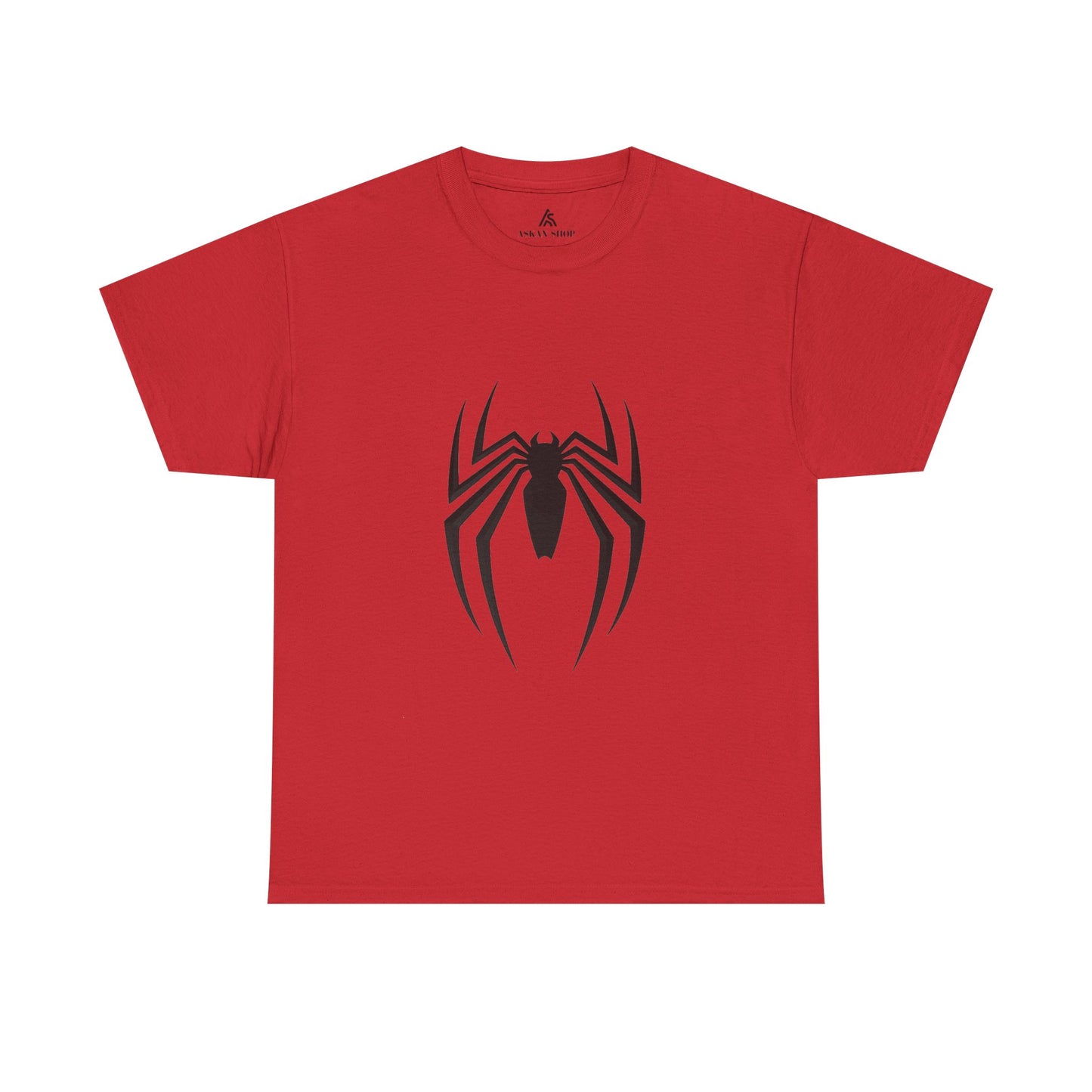 Spider Design Unisex Heavy Cotton Tee, Casual Wear, Graphic T-Shirt, Gift for Fans, Halloween Costume, Everyday Style