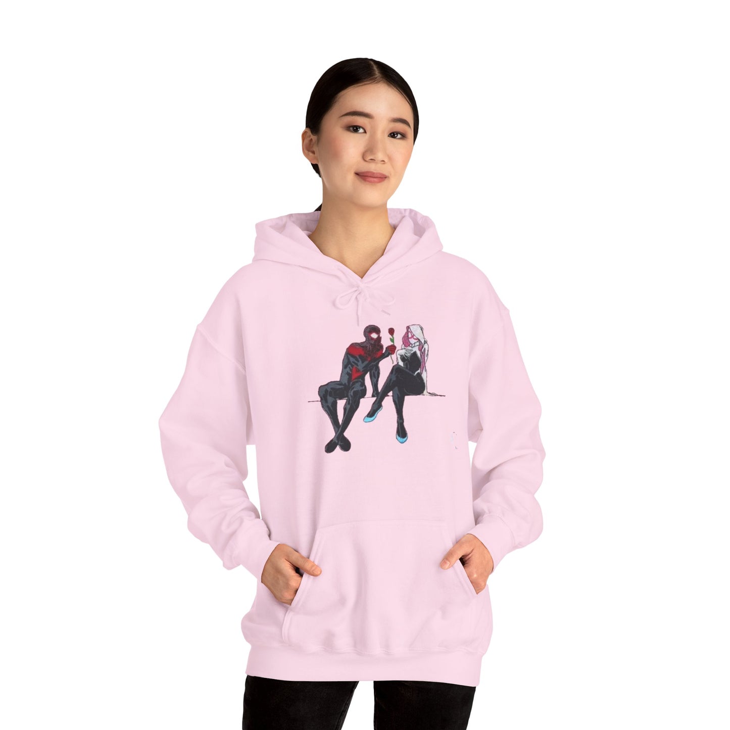 Miles & Gwen Hoodie – Cute Spider-Verse Unisex Sweatshirt, Couple Matching Gift
