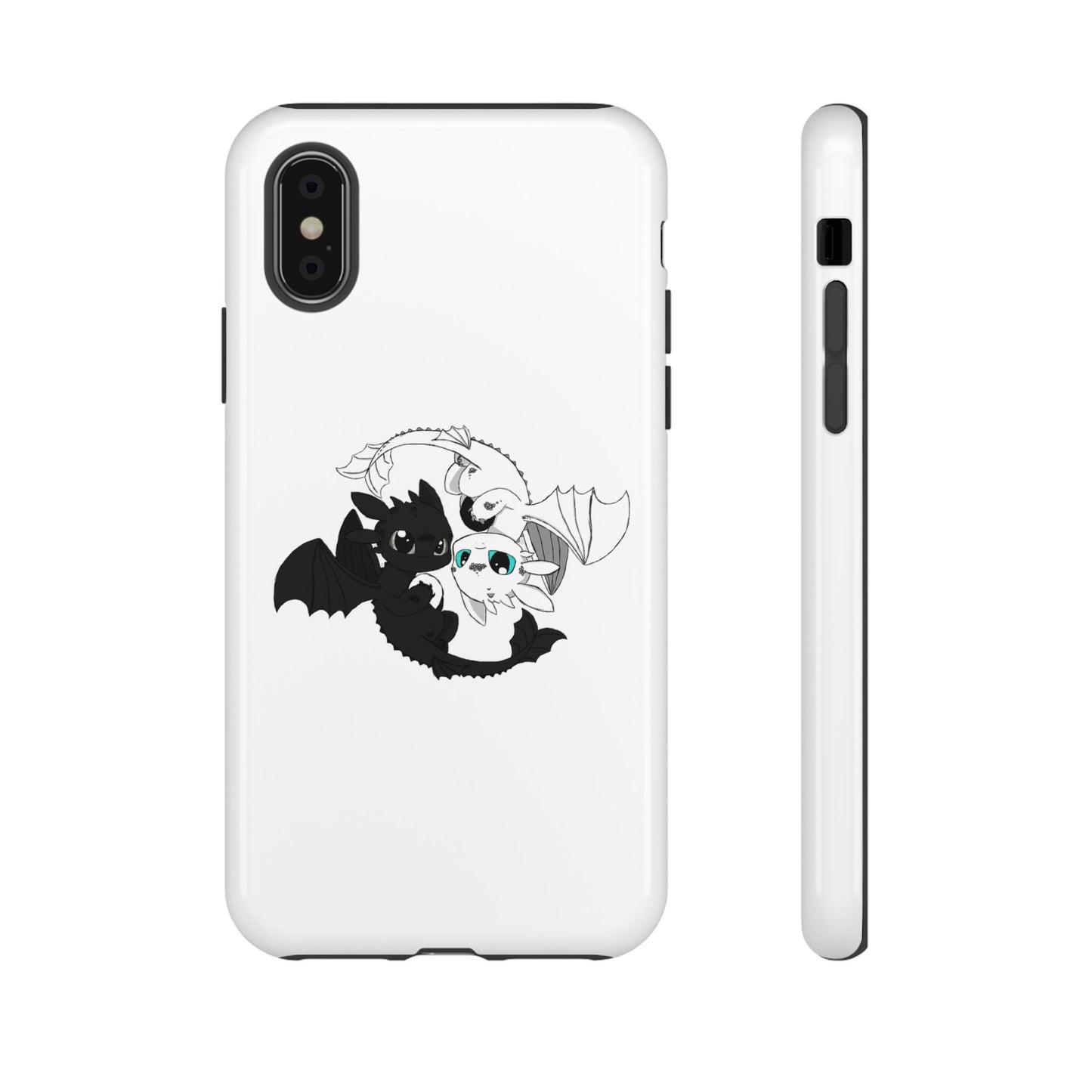 Cute Dragon Phone Case, Tough Phone Cover, How to train your dragon
