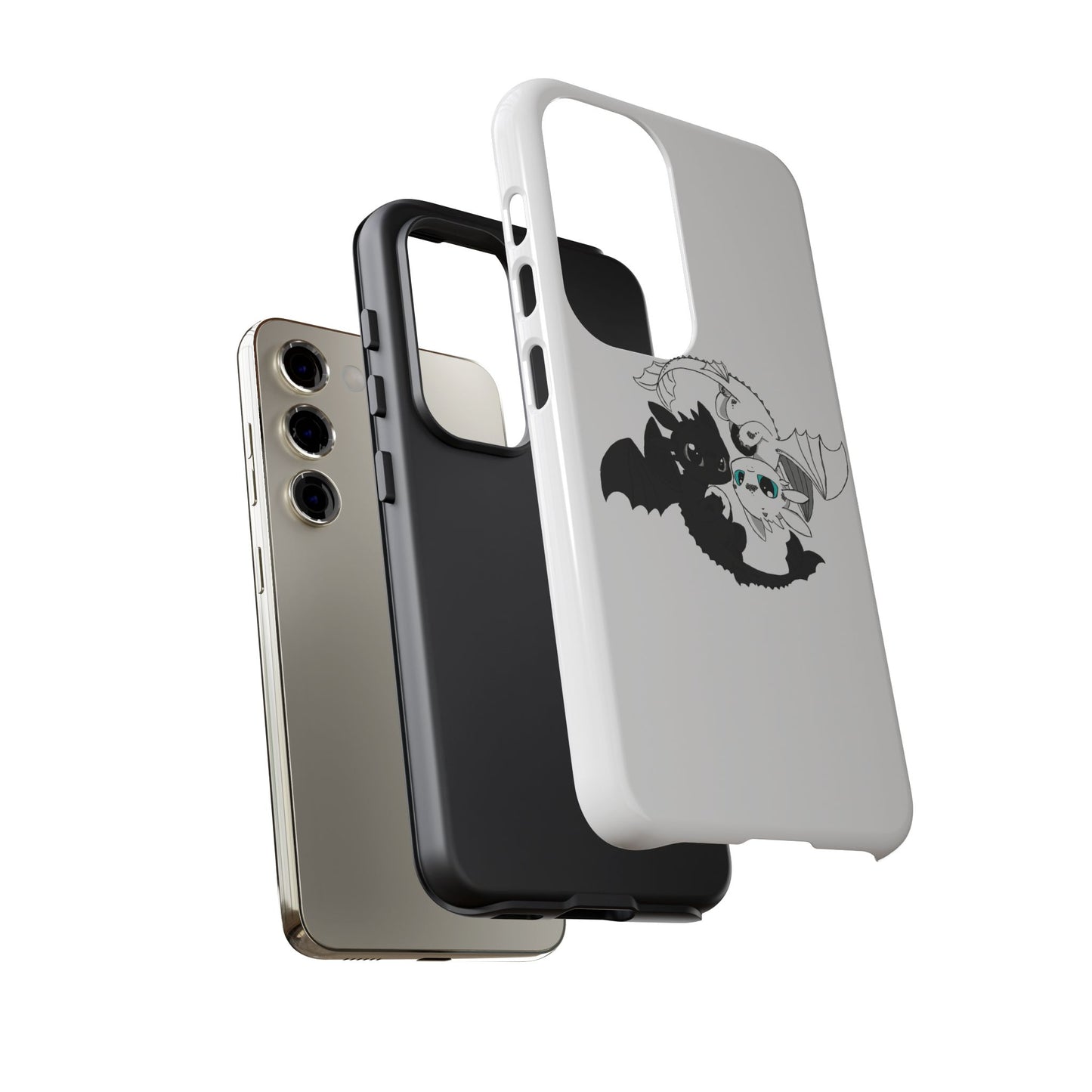 Cute Dragon Phone Case, Tough Phone Cover, How to train your dragon