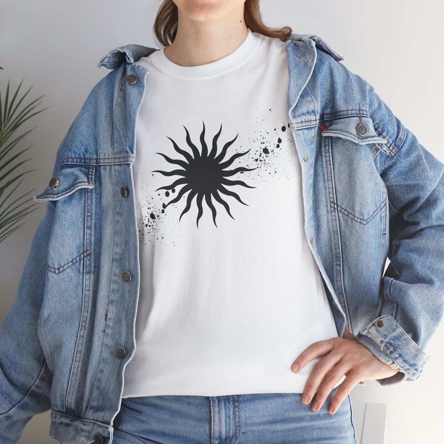 Unisex Apparel Bohemian Sun Tee, Cozy Cotton Shirt , Everyday Wear,