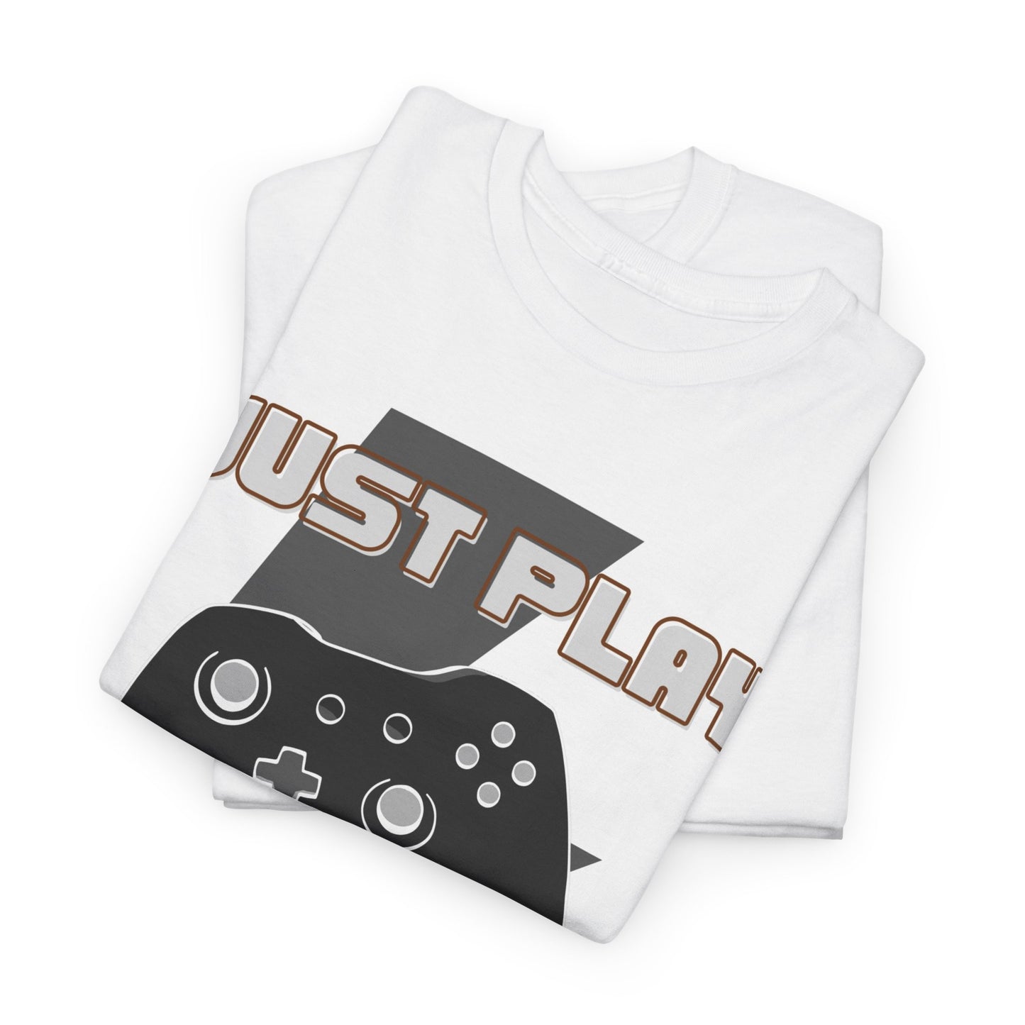 Unisex Gamer Tee: Just Play The Game, Video Game T-Shirt, Casual T-Shirt, el