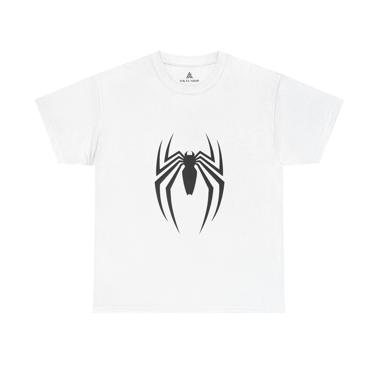 Spider Design Unisex Heavy Cotton Tee, Casual Wear, Graphic T-Shirt, Gift for Fans, Halloween Costume, Everyday Style
