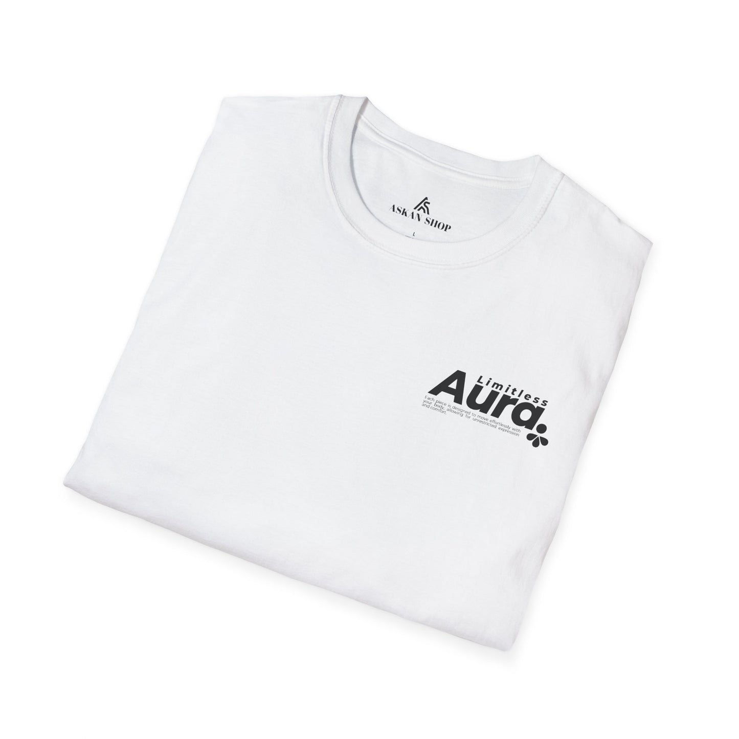 Aura Unisex Softstyle T-Shirt, Casual Graphic Tee, Everyday Wear, Streetwear,