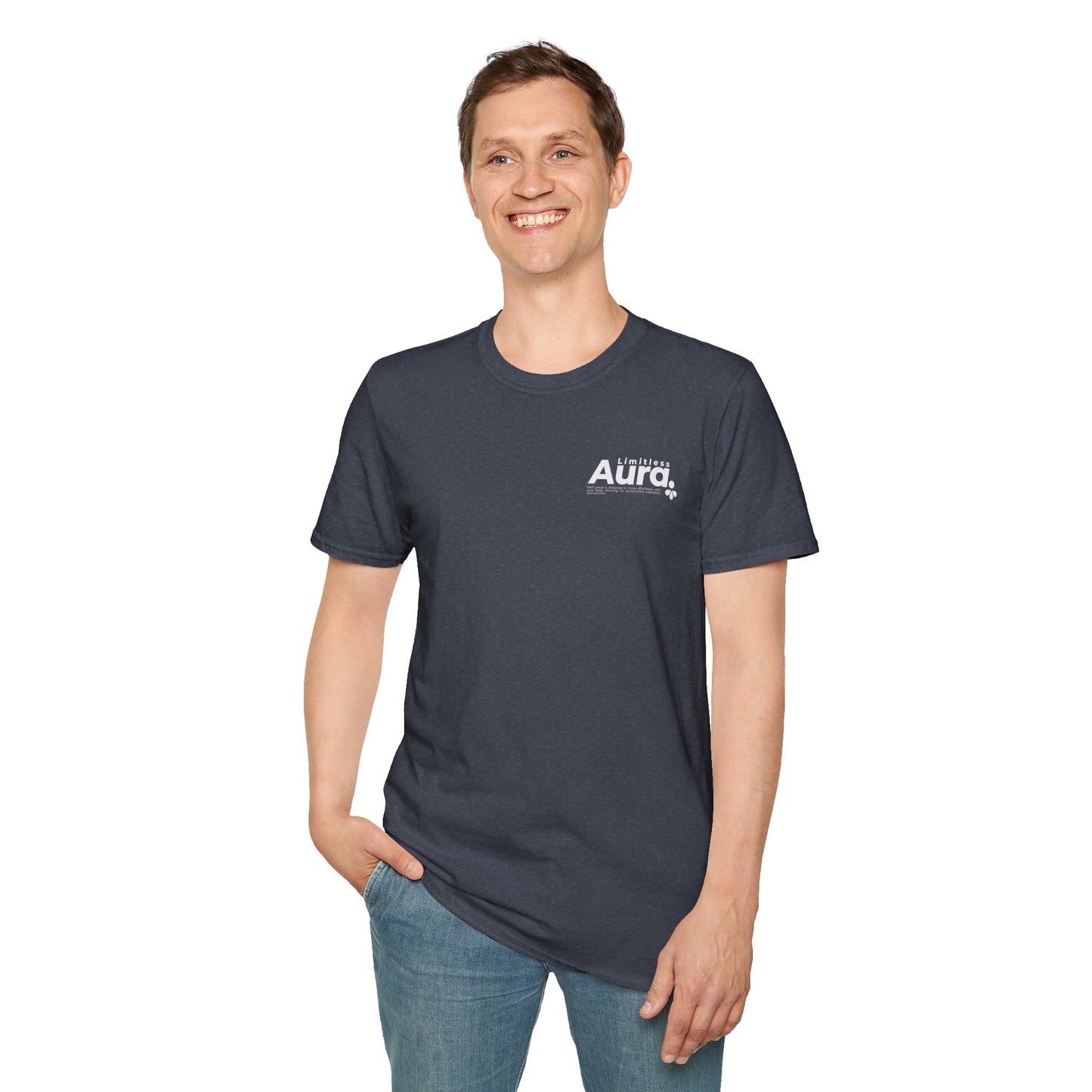 Aura Unisex Softstyle T-Shirt, Casual Graphic Tee, Everyday Wear, Streetwear,