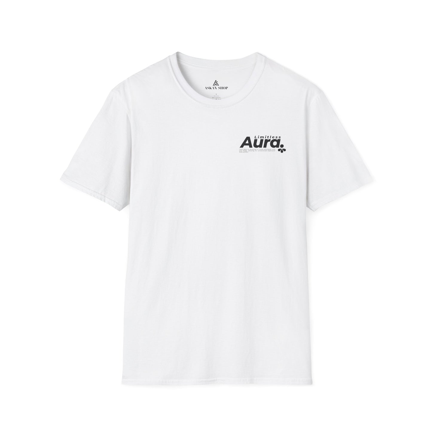 Aura Unisex Softstyle T-Shirt, Casual Graphic Tee, Everyday Wear, Streetwear,
