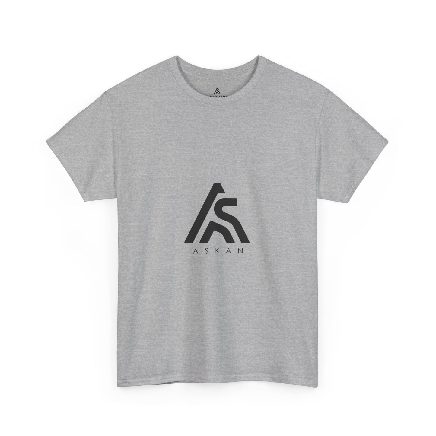 Unisex Heavy Cotton Tee with ASLAN Logo - Trendy Casual Wear