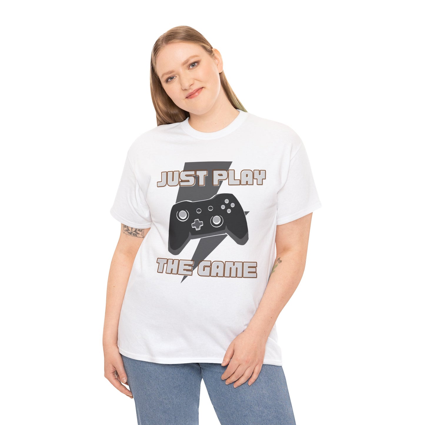 Unisex Gamer Tee: Just Play The Game, Video Game T-Shirt, Casual T-Shirt, el