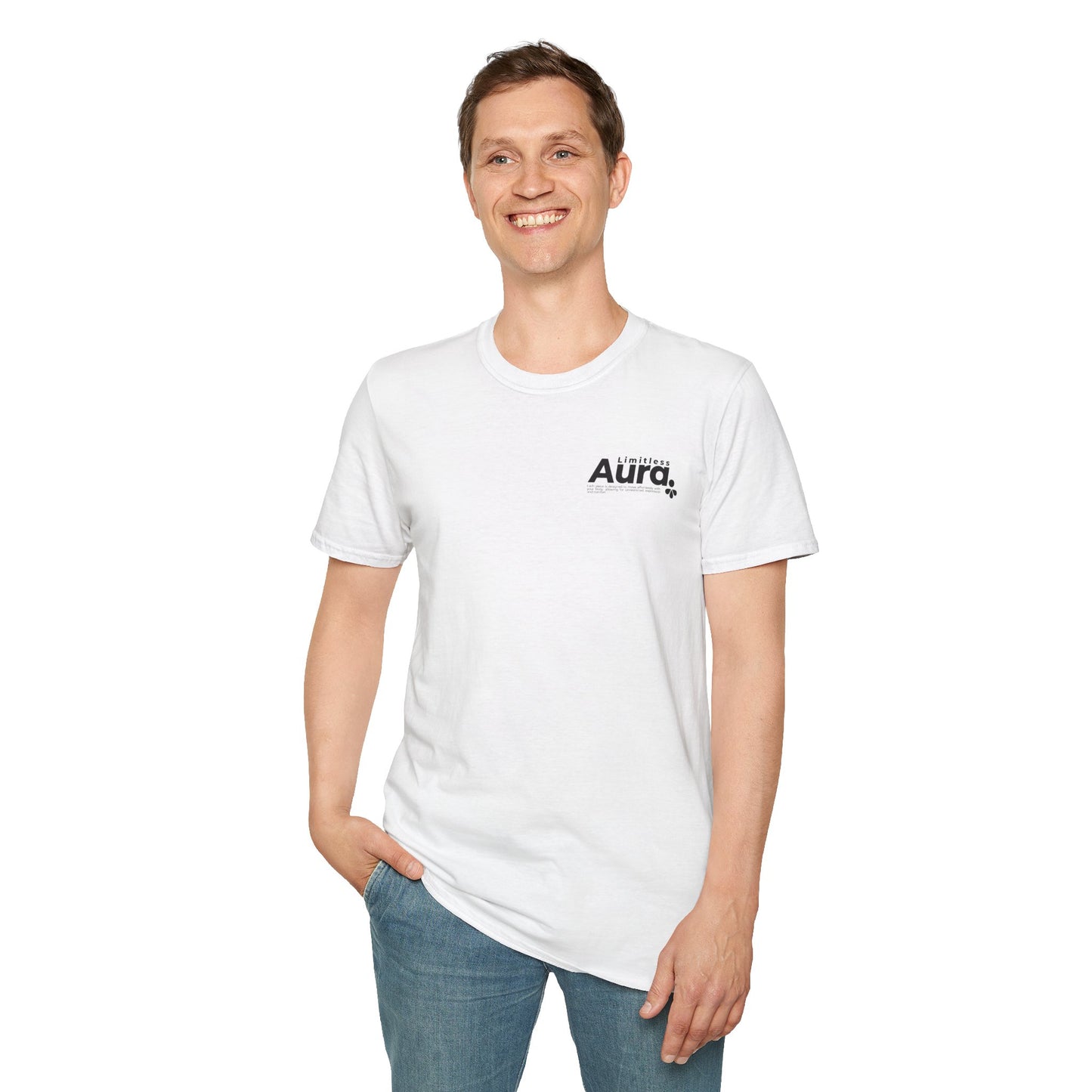 Aura Unisex Softstyle T-Shirt, Casual Graphic Tee, Everyday Wear, Streetwear,