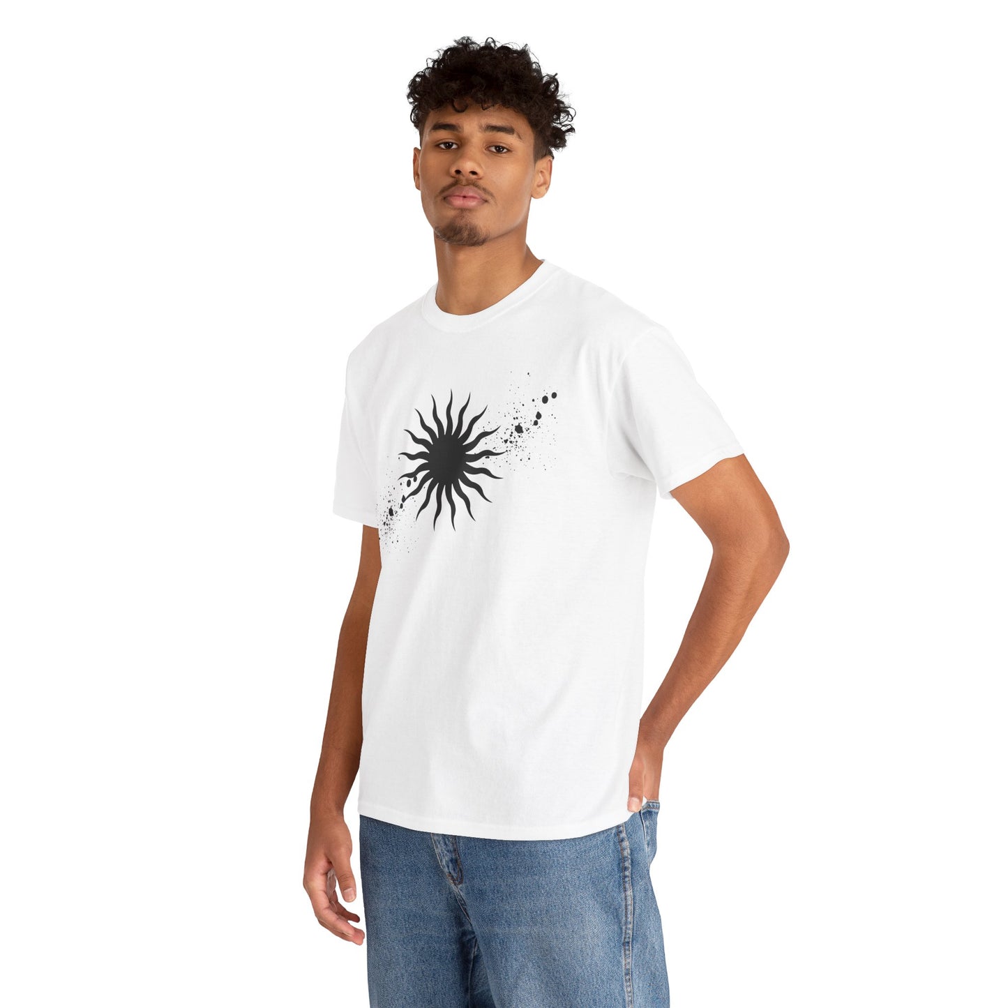 Unisex Apparel Bohemian Sun Tee, Cozy Cotton Shirt , Everyday Wear,