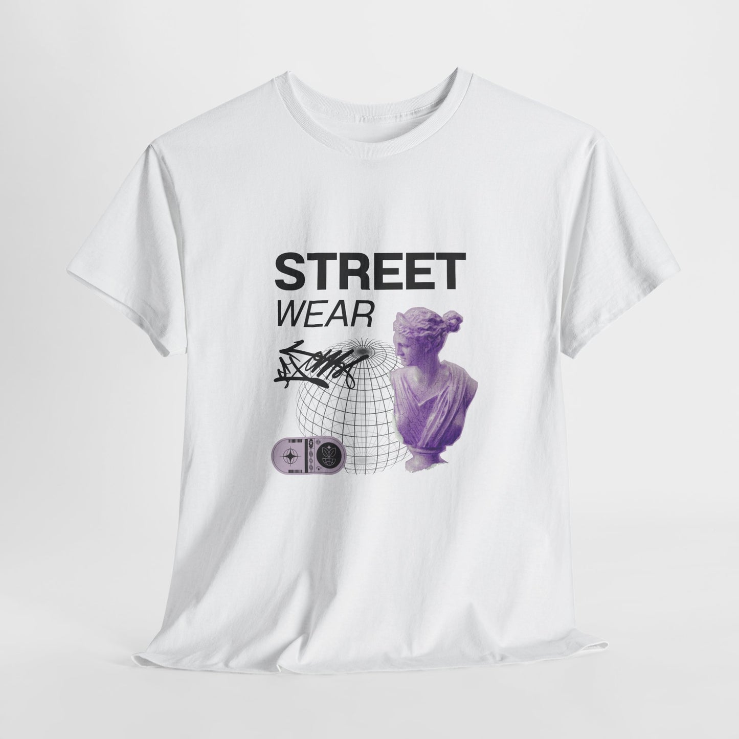 Streetwear Unisex Heavy Cotton T-Shirt, Casual Wear, Street Style Clothing