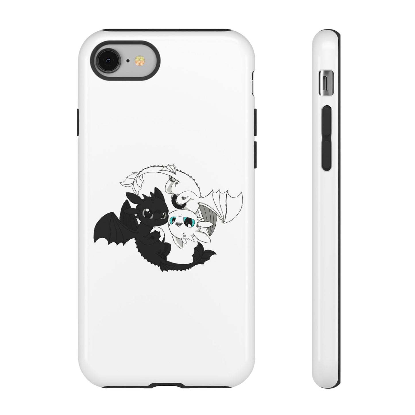 Cute Dragon Phone Case, Tough Phone Cover, How to train your dragon