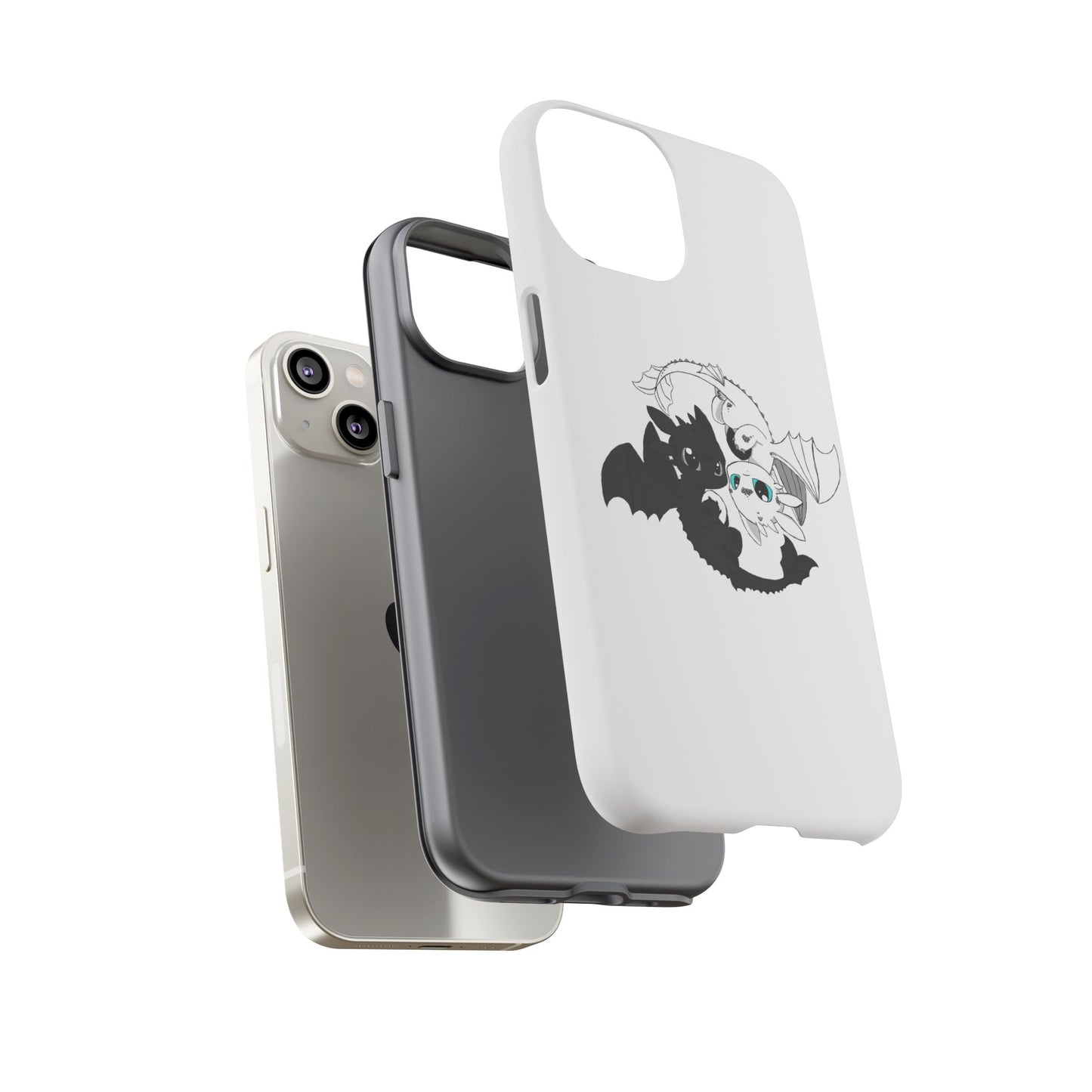 Cute Dragon Phone Case, Tough Phone Cover, How to train your dragon