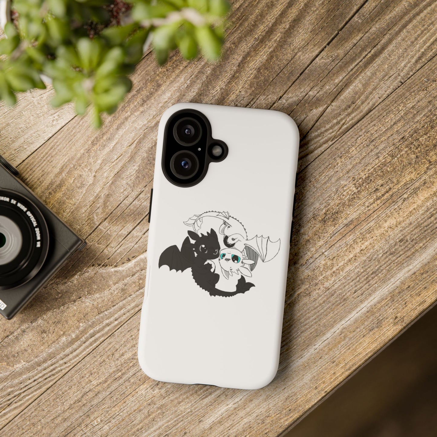 Cute Dragon Phone Case, Tough Phone Cover, How to train your dragon