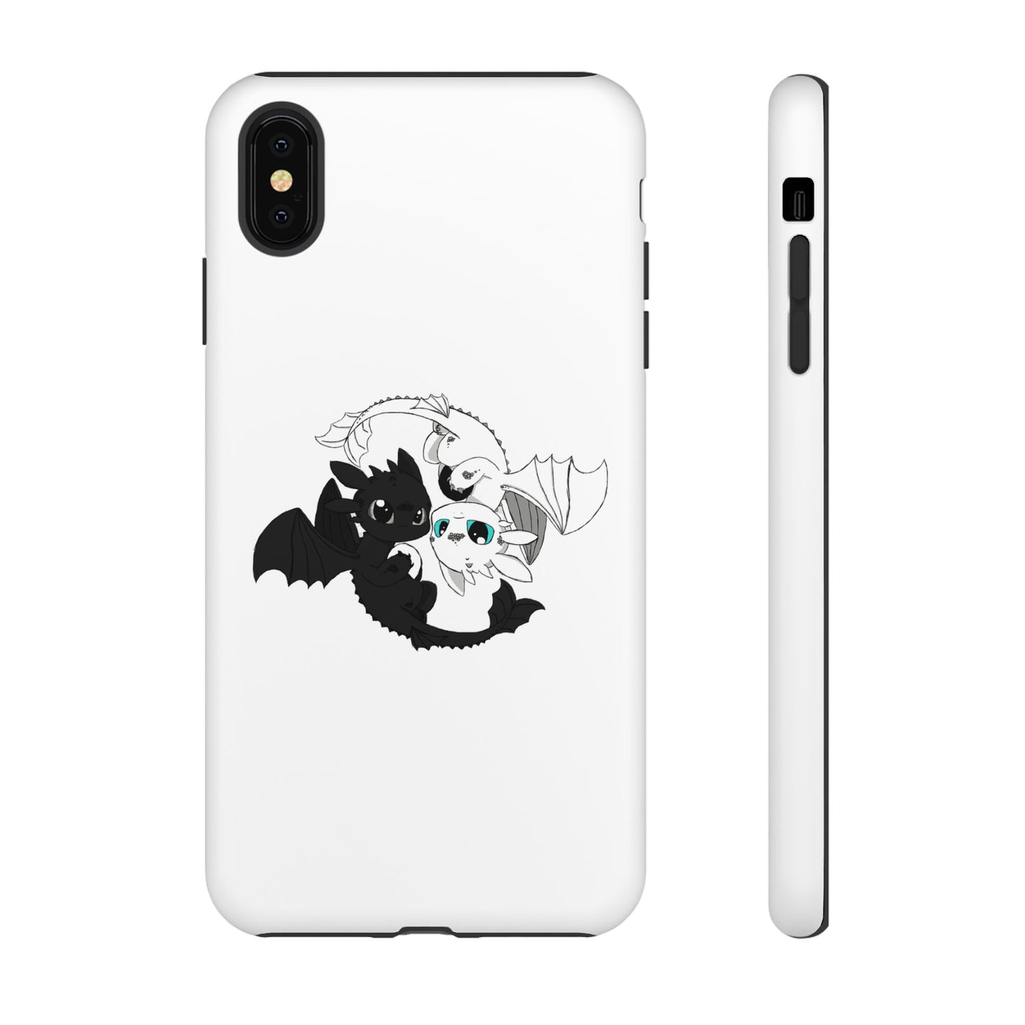 Cute Dragon Phone Case, Tough Phone Cover, How to train your dragon