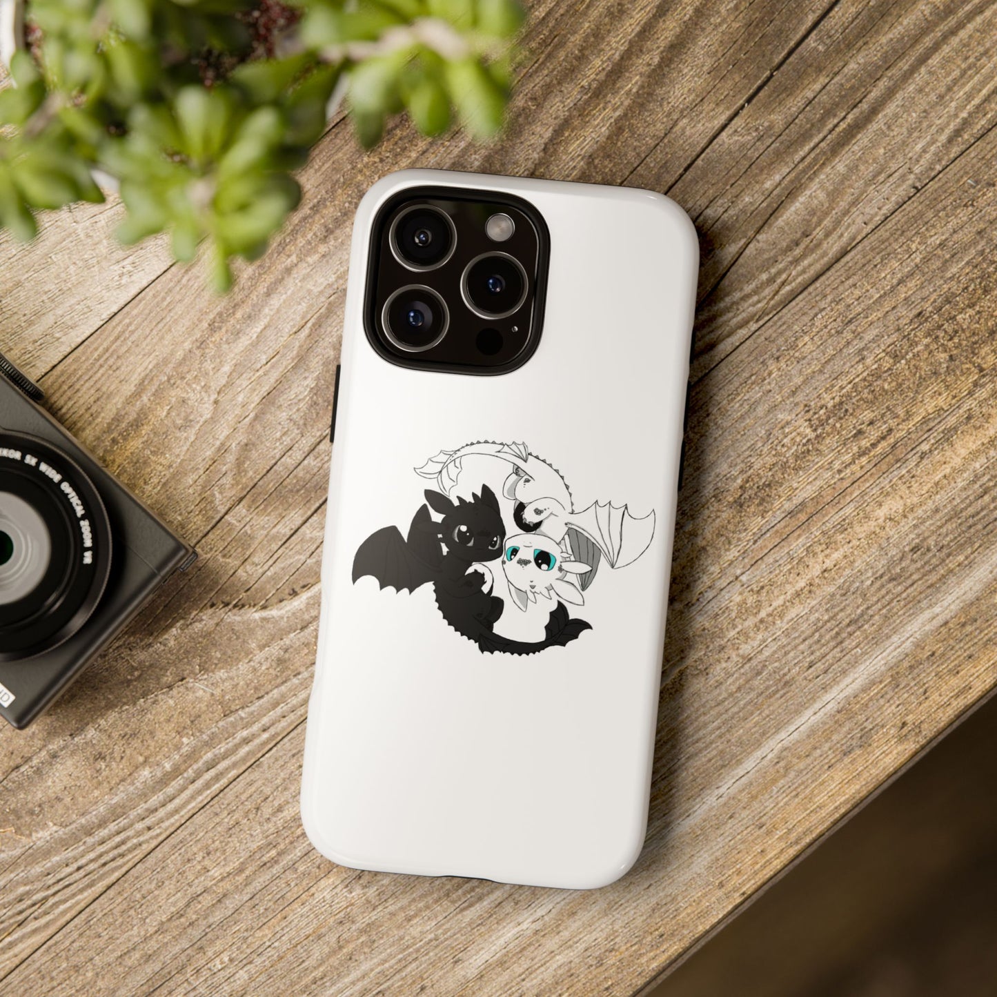 Cute Dragon Phone Case, Tough Phone Cover, How to train your dragon