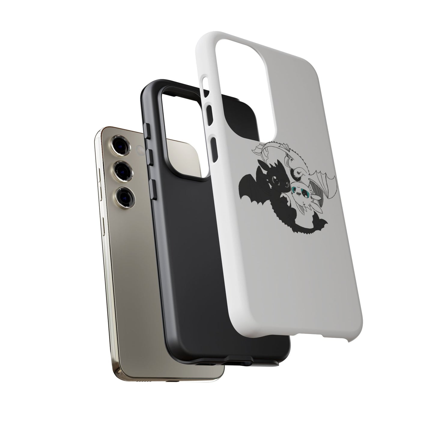 Cute Dragon Phone Case, Tough Phone Cover, How to train your dragon