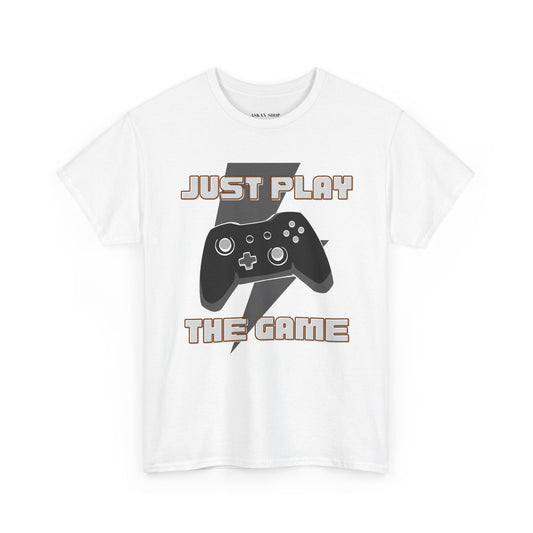 Unisex Gamer Tee: Just Play The Game, Video Game T-Shirt, Casual  T-Shirt, el