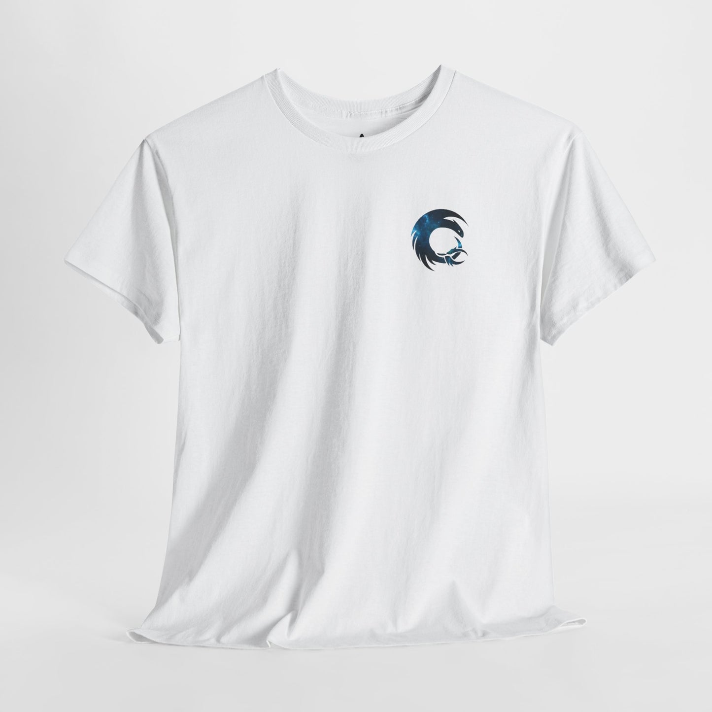 Light Fury and Night Fury Unisex Heavy Cotton Tee - Cute Fantasy Creature Graphics,