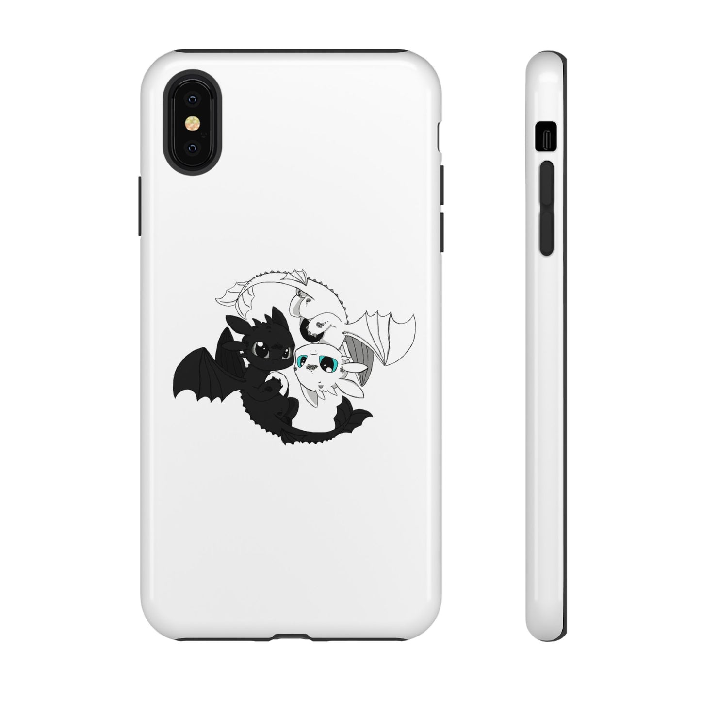Cute Dragon Phone Case, Tough Phone Cover, How to train your dragon